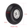 4.5inch Wheel for RC Airplane PU Tire with Dia-Casting Aluminum Hub 1PCS view 3