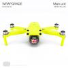 Wrapgrade Main Unit Skin DJI Compatible with DJI Air 2S (NEON YELLOW) view 2