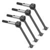 4Pcs Metal RC Car Axle Set for D3/XIS S/TB03/TB03D/TB03R (Blue, Small, Alloy Steel, , Youth) view 1