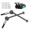 4Pcs Metal RC Car Axle Set for D3/XIS S/TB03/TB03D/TB03R (Blue, Small, Alloy Steel, , Youth) view 2