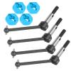 4Pcs Metal RC Car Axle Set for D3/XIS S/TB03/TB03D/TB03R (Blue, Small, Alloy Steel, , Youth) view 3