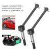 4Pcs Metal RC Car Axle Set for D3/XIS S/TB03/TB03D/TB03R (Blue, Small, Alloy Steel, , Youth) view 4