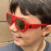 Sun-Staches Spider-Man Sunglasses for Kids | UV400 | Red Web Frames | One Size Fits Most Kids view 3
