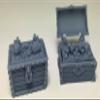HERO Creations - Treasure Chests - RPG - Dungeons and Dragons - DND - Pathfinder - Lord of The Ring - Figurine Miniature (Gray/Unpainted) view 4