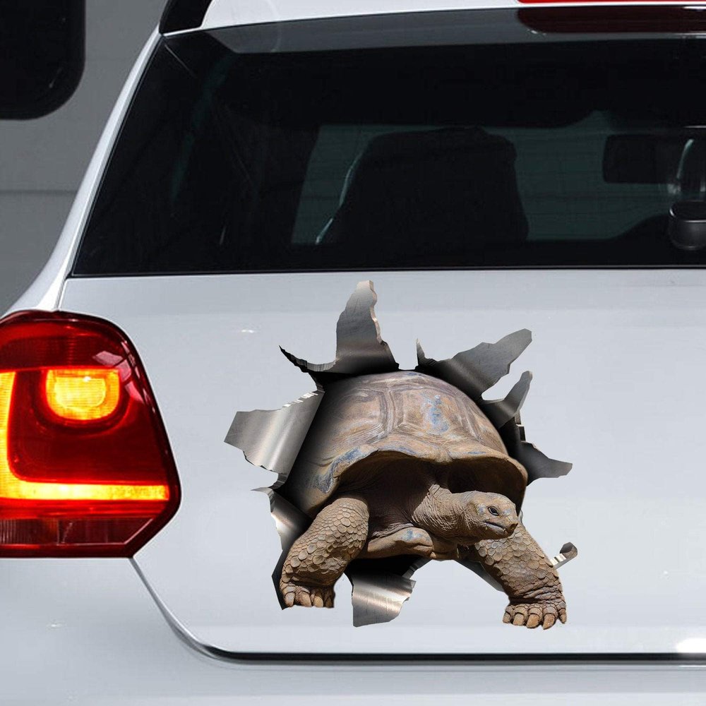 Tortoise Car Sticker Tortoise Decal Chic 3D Animal Sticker Decal Tortoise for Car Truck Window Bathroom