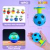 Kids Party Favors Toys, 10 Pcs LED Light Up Spining Tops, Easter Day Gifts Goodie Bag Stuffers Carnival Prizes School Classroom Rewards Treasure Box, Glow in The Dark Party Supplies1 view 3