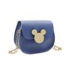 Little Girls Crossbody Purse Cute Fashion Mini Leather Shoulder Saddle Bag Toddler Handbag with Mouse Ears view 1