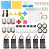 DC Motors Kit for Kids, 6 Set 159pcs Mini Electric Hobby Motor Strong Magnetic with Plastic Gears, Shaft Propeller, Plastic Wheels for DIY STEM Engineering Toy Science Project view 1