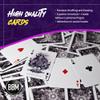 BIGBLINDMEDIA Karnival Midnight Premium Purple Edition Bicycle Playing Cards Deck, Great for Card Games, Magic and Cardistry, Custom Poker Cards view 3
