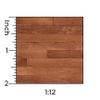 Itsy Bitsy Mini - Brown Wood Flooring - Dollhouse Wallpaper 1:12 Scale - Peel and Stick 12 inches x 18 inches Self-Adhesive view 3