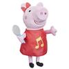 Peppa Pig Peppa Singing Soft Toy with Red Glitter Dress and Bow, Sings 3 Songs, from 3 Years view 1