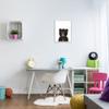 Stupell Industries Baby Black Bear Animal Kids Painting, Design by Leah Straatsma White Framed Wall Art, 16 x 20 view 3