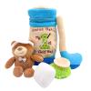My First Baby Golf Bag, Baby Golf Set, Five Piece Set with Mini Club, Ball, Tee, Teddy Bear, Mini Bag, Lightweight, Perfect Size for Small Hands, Fun Gift for Babies, Infants and Toddlers, 9" Tall view 1