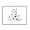 Stupell Industries Cute Cartoon Baby Polar Bear Family Zoo Animal Painting view 1
