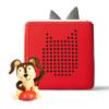 Toniebox 1 Audio Player Starter Set with Playtime Puppy - Listen, Learn, and Play with One Huggable Little Box - Red view 1