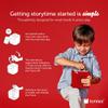 Toniebox 1 Audio Player Starter Set with Playtime Puppy - Listen, Learn, and Play with One Huggable Little Box - Red view 4