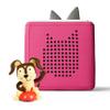 Toniebox 1 Audio Player Starter Set with Playtime Puppy - Listen, Learn, and Play with One Huggable Little Box - Pink view 1