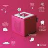 Toniebox 1 Audio Player Starter Set with Playtime Puppy - Listen, Learn, and Play with One Huggable Little Box - Pink view 3