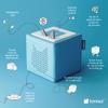 Toniebox 1 Audio Player Starter Set with Playtime Puppy - Listen, Learn, and Play with One Huggable Little Box - Light Blue view 3