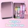 EXPRESSIONS 5pc Cosmetics Lip Kit For Kids w/Lip Glosses, Lip Balms & Tin Box Storage Case,I Believe in Unicorns Hologrpahic,Washable + Non Toxic view 4