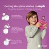 Toniebox 1 Audio Player Starter Set with Playtime Puppy - Listen, Learn, and Play with One Huggable Little Box - Purple view 4