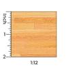Itsy Bitsy Mini - Natural Yellow Wood Flooring - Dollhouse Wallpaper 1:12 Scale - Peel and Stick 12 inches x 18 inches Self-Adhesive view 3