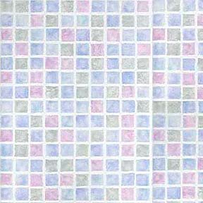 Itsy Bitsy Mini - Opal Purple Mosaic Tile - Dollhouse Wallpaper 1:12 Scale - Peel and Stick 12 inches x 18 inches Self-Adhesive