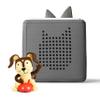 Toniebox 1 Audio Player Starter Set with Playtime Puppy - Listen, Learn, and Play with One Huggable Little Box - Gray view 1