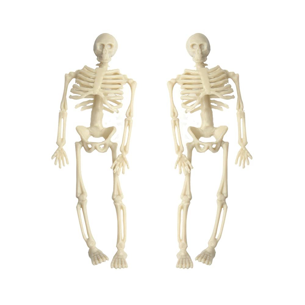 Acxico 2Pcs Halloween - Skeleton - 1:12 Scale Mini Miniature