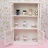 Acxico 1Pcs 1:12 Mini Miniature Furniture Kitchen Cabinet Cupboard Display Shelf Wood view 3