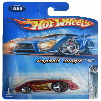 DieCast Hotwheels Dodge Neon, Asphalt Juncle 3/5 [red] #83