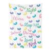 Yeshop Sweet Candy Dreams Personalized Receiving Baby Blankets for Girls Boys Kids with Name,Customized Swaddle Blankets Gift for Newborn Crib Infants 30x40 Inches view 1