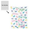 Yeshop Sweet Candy Dreams Personalized Receiving Baby Blankets for Girls Boys Kids with Name,Customized Swaddle Blankets Gift for Newborn Crib Infants 30x40 Inches view 2
