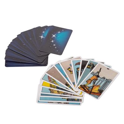 KESAR ZEMS The Complete 78 Tarot Rider Cards Deck with Red Box