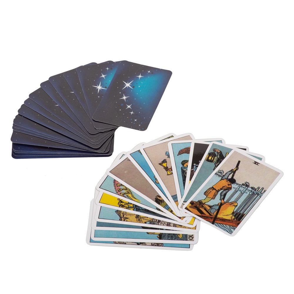 KESAR ZEMS The Complete 78 Tarot Rider Cards Deck with Red Box