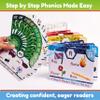 THE BAMBINO TREE Phonics Flash Cards - Learn to Read in 20 Phonic Stages - Education for Kids Ages 4-8 Kindergarten 1st 2nd Grade view 2