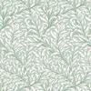 Itsy Bitsy Mini - Green Jolie Willow - Dollhouse Wallpaper 1:12 Scale - Peel and Stick 12 inches x 18 inches Self-Adhesive view 1