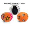 Baby Toys Sensory Set - 3 Balls with Carrying Case, O Ball Shapes, Various Sounds & Textures, High Contrast Colors, Practice Grasping, Montessori Toy for Gross Motor Development, Baby Toys 0-6 Months view 2