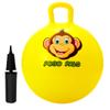 Flybar Hopper Ball for Kids, Inflatable Bouncy Ride-On Ball w/Handle for Indoor & Outdoor Active Play, Includes Pump, Jump Ball Toy for Boys & Girls, Supports Up to 185 lbs, Ages 6+, 22-Inch, Medium view 1