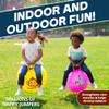 Flybar Hopper Ball for Kids, Inflatable Bouncy Ride-On Ball w/Handle for Indoor & Outdoor Active Play, Includes Pump, Jump Ball Toy for Boys & Girls, Supports Up to 185 lbs, Ages 6+, 22-Inch, Medium view 3