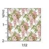 Itsy Bitsy Mini - Pink Jolie Wisteria Floral - Dollhouse Wallpaper 1:12 Scale - Peel and Stick 12 inches x 18 inches Self-Adhesive view 4
