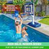 GoSports Splash Hoop Elite Pool Hoop Basketball Game with Water Weighted Base, Adjustable Height, Regulation Steel Rim and 2 Pool Basketballs view 4