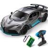 MIEBELY Remote Control Car, Bugatti Divo 1/16 Scale Rc Cars 12Km/h, 2.4Ghz Licensed Model Car 7.4V 500mAh Toy Car Headlight for Adults Boys Girls Age 6-12 Years Birthday Ideas Gift view 1
