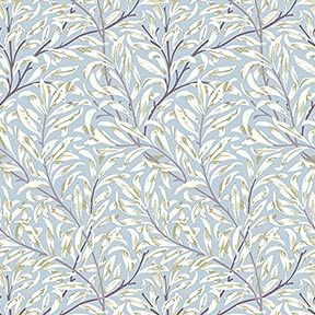 Itsy Bitsy Mini - Purple Jolie Willow - Dollhouse Wallpaper 1:12 Scale - Peel and Stick 12 inches x 18 inches Self-Adhesive