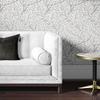 Itsy Bitsy Mini - Gray Jolie Willow - Dollhouse Wallpaper 1:12 Scale - Peel and Stick 12 inches x 18 inches Self-Adhesive view 2
