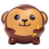 Franklin Sports Animal Ball Friends - 6in Foam Balls - Marcus Monkey - Squishy Foam Balls, Brown view 1