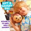 Franklin Sports Animal Ball Friends - 6in Foam Balls - Marcus Monkey - Squishy Foam Balls, Brown view 4