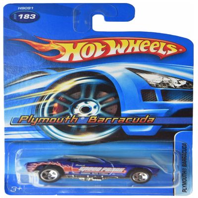 DieCast Hotwheels Plymouth Barracuda, Blue #183