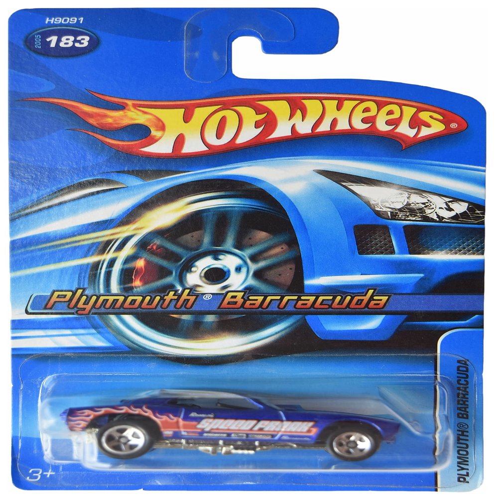 DieCast Hotwheels Plymouth Barracuda, Blue #183