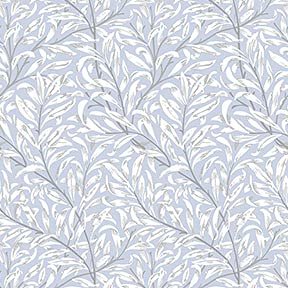 Itsy Bitsy Mini - Blue Jolie Willow - Dollhouse Wallpaper 1:12 Scale - Peel and Stick 12 inches x 18 inches Self-Adhesive